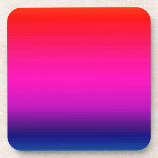 Spectrum van horizontale kleuren - 4 drankjes onderzetter (Voorkant)