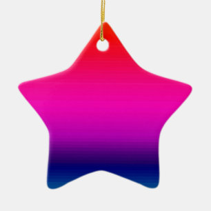 Spectrum van horizontale kleuren - 4 keramisch ornament