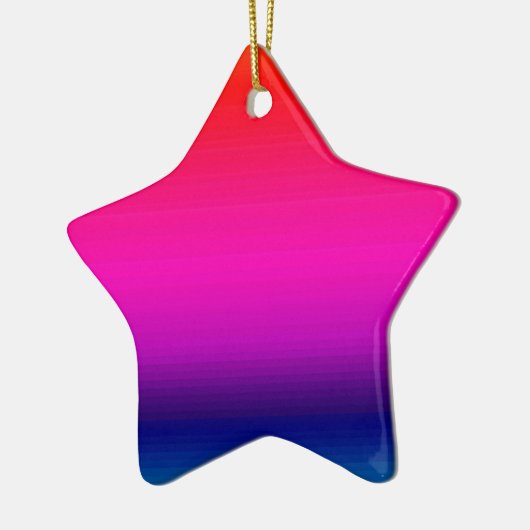 Spectrum van horizontale kleuren - 4 keramisch ornament (Links)