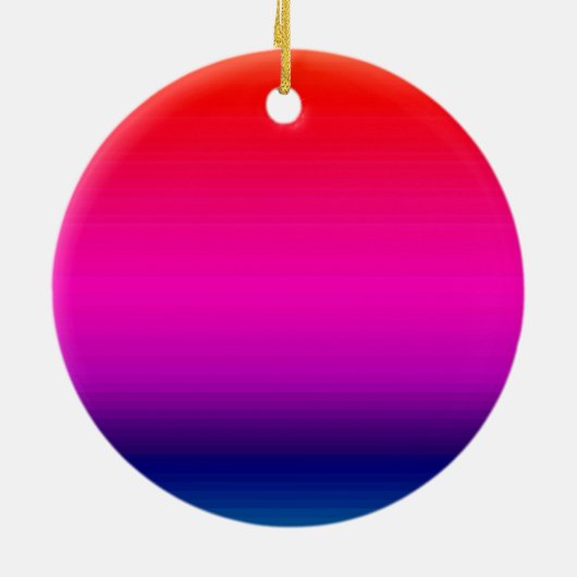 Spectrum van horizontale kleuren - 4 keramisch ornament (Achterkant)