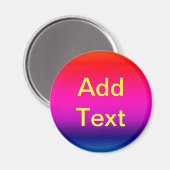 Spectrum van horizontale kleuren - 4 magneet (Voorkant / Achterkant)