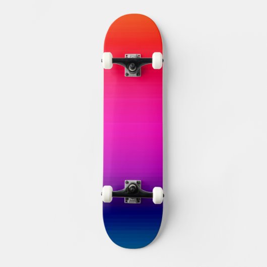 Spectrum van horizontale kleuren - 4 persoonlijk skateboard (Voorkant)