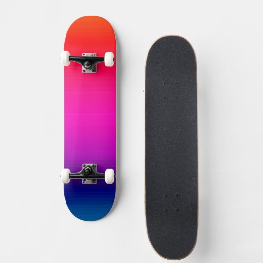 Spectrum van horizontale kleuren - 4 persoonlijk skateboard (Voorkant)