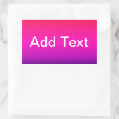 Spectrum van horizontale kleuren - 4 rechthoekige sticker (Tas)