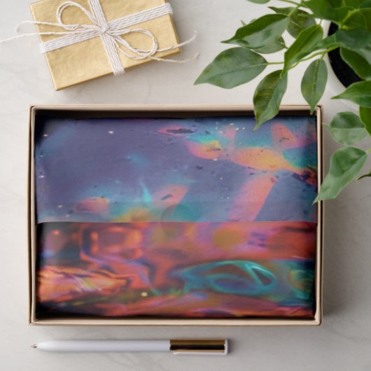 Spectrum van Kleuren Manatee Decoupage Tissuepapier (Geschenk)