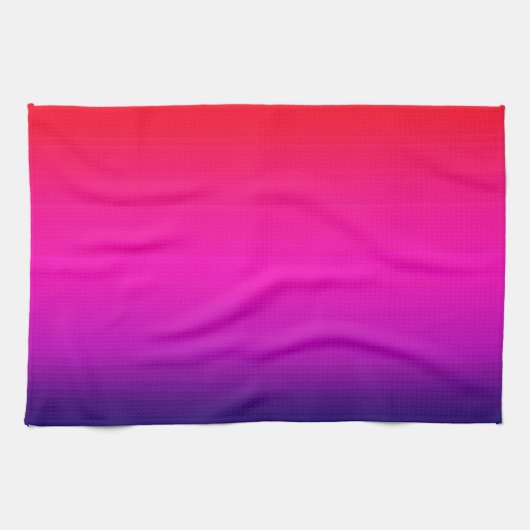 Spectrum van Kleuren Rood Roze Paarse Blauw Theedoek (Horizontaal)