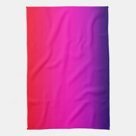 Spectrum van Kleuren Rood Roze Paarse Blauw Theedoek (Verticaal)