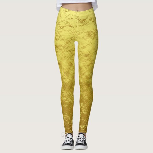 Spectrum van leggings van goudkleurbladen (Voorkant)