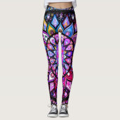 Spectrum van leggings van kleur mandala (Voorkant)