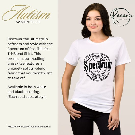 Spectrum van Mogelijkheden Tri-Blend T-shirt