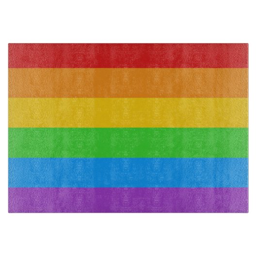 Spectrum van Pride Glas Snijplank (Voorkant)