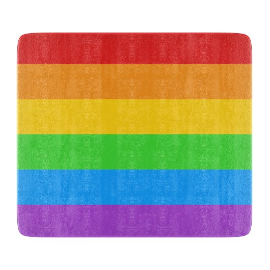 Spectrum van Pride Glass Snijplank (Voorkant)
