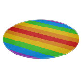 Spectrum van Pride Ronde Glas Snijplank (Hoek)
