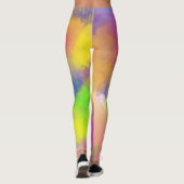 Spectrum van roze leggings van kleurenvellen (Achterkant)