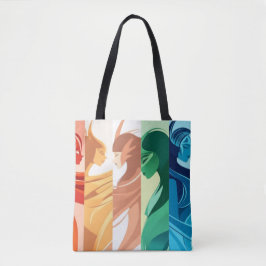 Spectrum van Vrouwelijke Gratie Tote Bag