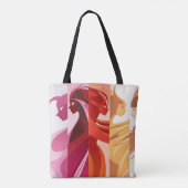 Spectrum van Vrouwelijke Gratie Tote Bag (Achterkant)