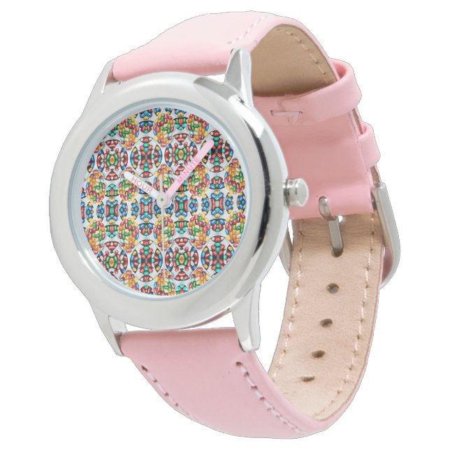 Spectrum van zweet: Jelly Beans in Technicolor Horloge (Gekanteld)