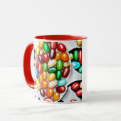 Spectrum van zweet: Jelly Beans in Technicolor Mok (Voorkant links)