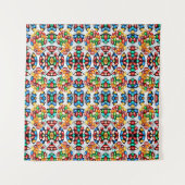 Spectrum van zweet: Jelly Beans in Technicolor Wandkleed (Voorkant)