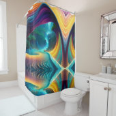 Spectrum waterval 2 douchegordijn (In situ)