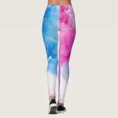 Spectrum-waterverven Leggings (Achterkant)
