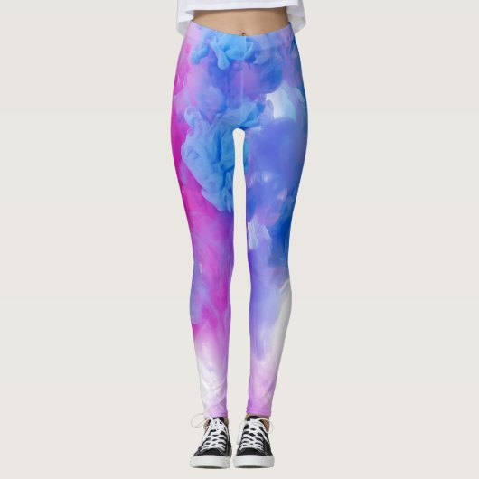 Spectrum-waterverven Leggings (Voorkant)