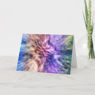 "Spectrum"-Wenskaart Bedankkaart