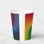 Spectrum wheel made of bricks papieren bekers (Rechts)