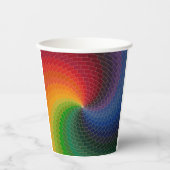 Spectrum wheel made of bricks papieren bekers (Voorkant)