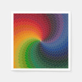 Spectrum wheel made of bricks servet (Voorkant)