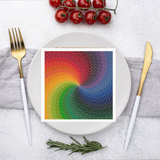 Spectrum wheel made of bricks servet