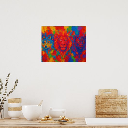 Spectrum Wild Trio Poster (Keuken)