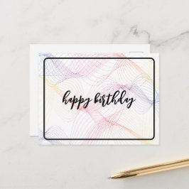 spectrumkleurgolflengtelijnen briefkaart