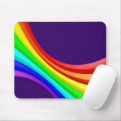 Spectrumkromme 3d - Diep Paars 330066 Muismat (Met muis)