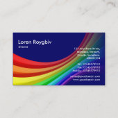 Spectrumkromme 3d - Donkerblauw 00066 Visitekaartje (Achterkant)