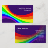 Spectrumkromme - Diep Paars 330066 Visitekaartje (Voorkant / Achterkant)