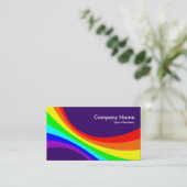 Spectrumkromme - Diep Paars 330066 Visitekaartje (Staand voorkant)