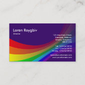 Spectrumkromme - Diep Paars 330066 Visitekaartje (Achterkant)