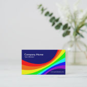 Spectrumkromme II - Donkerblauw 00066 Visitekaartje (Staand voorkant)