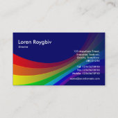 Spectrumkromme II - Donkerblauw 00066 Visitekaartje (Achterkant)