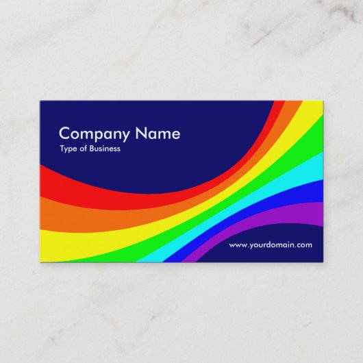 Spectrumkromme II - Donkerblauw 00066 Visitekaartje (Voorkant)