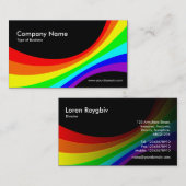 Spectrumkromme II - zwart Visitekaartje (Voorkant / Achterkant)