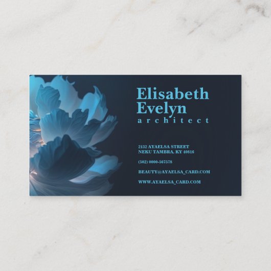 Spectrumlicht verlicht transparant ju6877 visitekaartje (Achterkant)