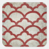 Spectrumsymbool VII Vierkante Sticker (Voorkant)