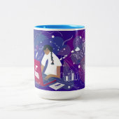 Speculatieve literatuurstichting 2018 Illo Two-to Tweekleurige Koffiemok (Center)