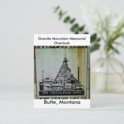 Speculator Mine Briefkaart (Staand voorkant)