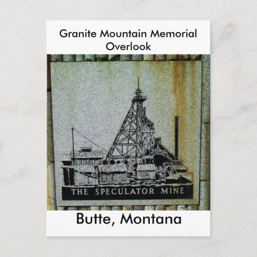 Speculator Mine Briefkaart (Voorkant)