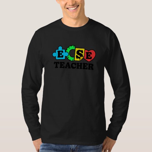 SPED ECSE Teacher Early Childhood Special Educatio T-shirt (Voorkant)
