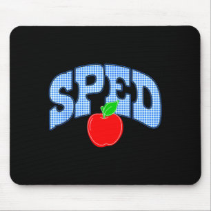 Sped leraar terug naar school gelukkig eerste dag muismat