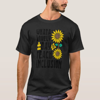SPED-leraar wat een mooie dag om te leren T-shirt